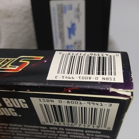 Starship Troopers Movie VHS - 1998 Outer space Aliens Drama Action Sci Fi - Picture 9 of 9